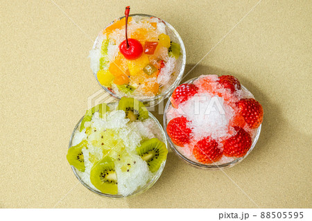 かき氷 Shaved ice that Asian foods かき氷 Shaved ice that Asian foods 88505595