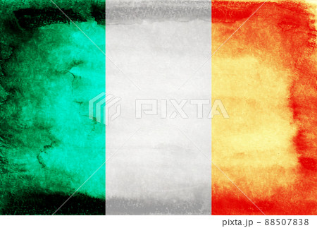 アイルランド　国旗　和紙　背景