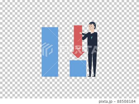 Achieve significant cost reduction! Illustration material 88508184