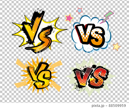 American comic style confrontation battle VS 88509959