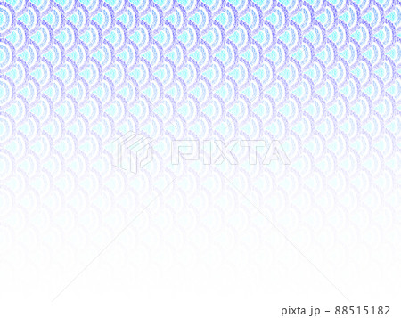 背景素材 オイルパステルで描かれた鱗柄 青色系 上から下へ薄くなるグラデーション 横 他色有 背景素材 オイルパステルで描かれた鱗柄 青色系 上から下へ薄くなるグラデーション 横 他色有 88515182