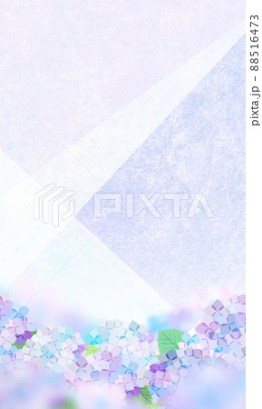 紫陽花の季節　背景素材 88516473
