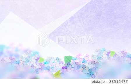 紫陽花の季節　背景素材 88516477