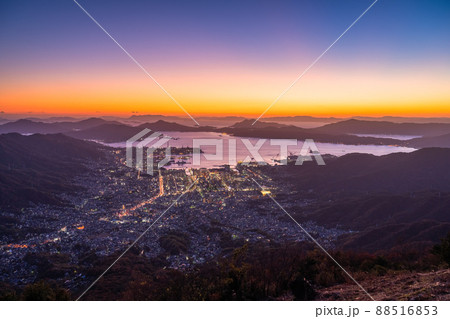 《広島県》灰ヶ峰の夜景・呉市の絶景 88516853