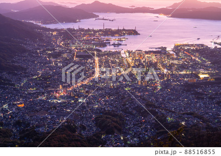 《広島県》灰ヶ峰の夜景・呉市の絶景 88516855