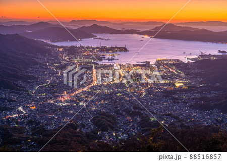 《広島県》灰ヶ峰の夜景・呉市の絶景 88516857