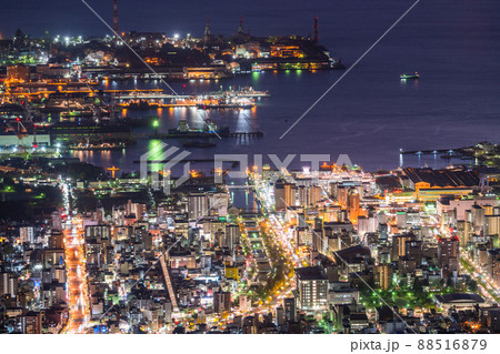《広島県》灰ヶ峰の夜景・呉市の絶景 88516879