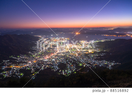《広島県》灰ヶ峰の夜景・呉市の絶景 88516892