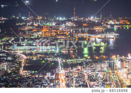 《広島県》灰ヶ峰の夜景・呉市の絶景 88516898