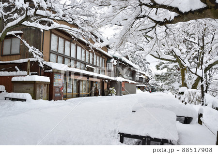金沢市 兼六園雪景色 金沢市 兼六園雪景色 88517908
