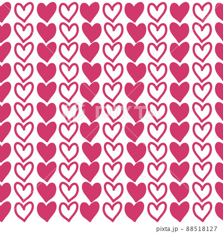 Seamless pattern with red hearts and the inscription love you. Decorative elements backdrop textile, fabric, wrapping paper, wallpaper, card Seamless pattern with red hearts and the inscription love you. Decorative elements backdrop textile, fabric, wrapping paper, wallpaper, card 88518127