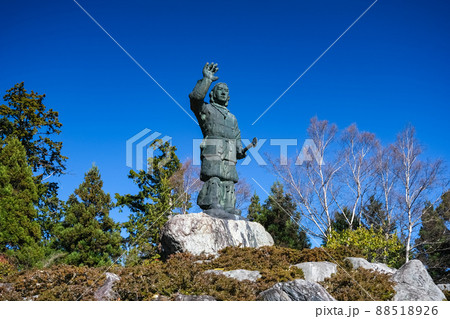 埼玉県秩父市 三峯神社 日本武尊銅像 埼玉県秩父市 三峯神社 日本武尊銅像 88518926