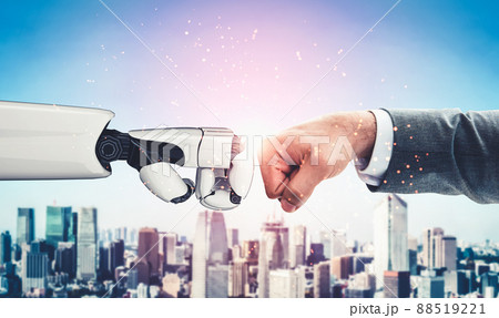 Future artificial intelligence and machine learning for AI droid robot or cyborg Future artificial intelligence and machine learning for AI droid robot or cyborg 88519221