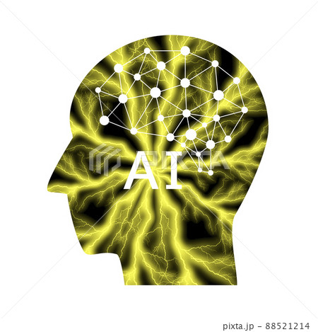 人工知能のイメージイラスト Ai革命 Aiが世界に衝撃をもたらすコンセプト のイラスト素材