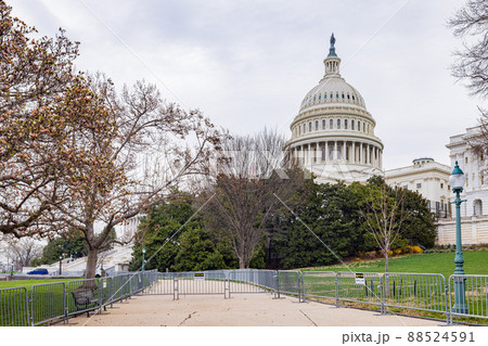 Overcast view of the United States Capitol Overcast view of the United States Capitol 88524591