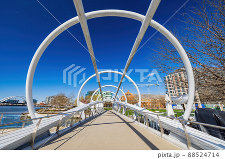 Sunny view of The Yards park 88524714