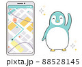 アプリでマップを確認するペンギン 88528145