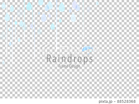水彩雨季背景框架 88528368