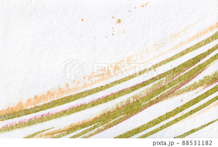 水彩で描かれた複数の線 88531182
