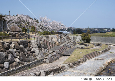 滝川親水公園(倉吉市関金温泉周辺の風景) 滝川親水公園(倉吉市関金温泉周辺の風景) 88531724