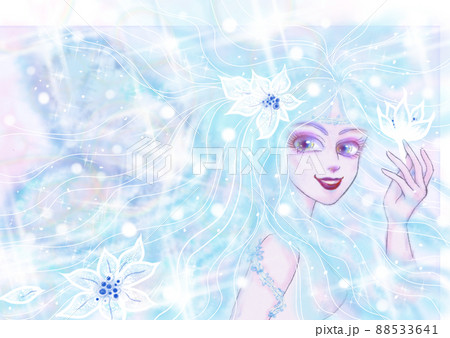 輝く白い花の妖精はフラワーリキュールを飲みながらパーティーを楽しんでいます 輝く白い花の妖精はフラワーリキュールを飲みながらパーティーを楽しんでいます 88533641