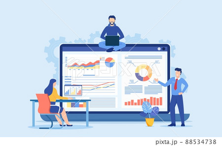 Data analytics, dashboard Data analytics, dashboard 88534738
