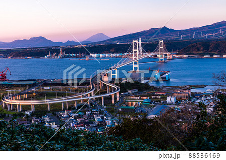 【北海道・室蘭市】鍋島山からの眺望 10月 【北海道・室蘭市】鍋島山からの眺望 10月 88536469