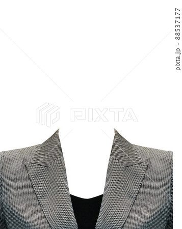 上半身 背景 証明写真 88537177