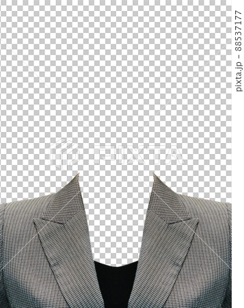 上半身 背景 証明写真 88537177