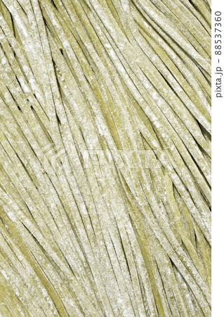 茶そば クローズアップ 打ち粉 万能背景 茶そば クローズアップ 打ち粉 万能背景 88537360