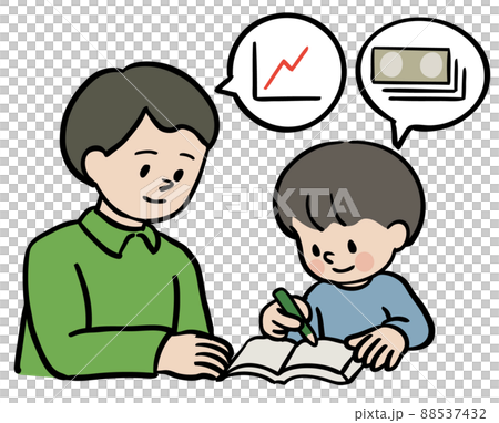 學習金錢和投資2的父母和孩子 88537432