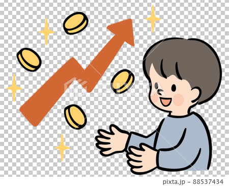 Money and investment boy Money and investment boy 88537434