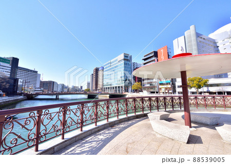 福博であい橋 であい橋 那珂川 天神中央公園 中洲 福博であい橋 であい橋 那珂川 天神中央公園 中洲 88539005
