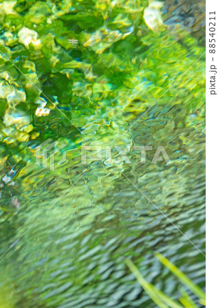 背景素材 水辺の新緑・清流・エコイメージ(大山 伯耆町) 背景素材 水辺の新緑・清流・エコイメージ(大山 伯耆町) 88540211