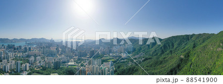 the cityscape of residential Area at Kowloon. hk 3 April 2022 88541900