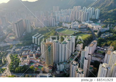 the cityscape of residential Area at Hammer Hill, hk 3 April 2022 88541929