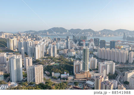 the cityscape of residential Area at kwun tong district, hk 3 April 2022 the cityscape of residential Area at kwun tong district, hk 3 April 2022 88541988