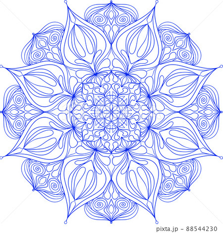 Abstract mandala decorative pattern. Abstract mandala decorative pattern. 88544230