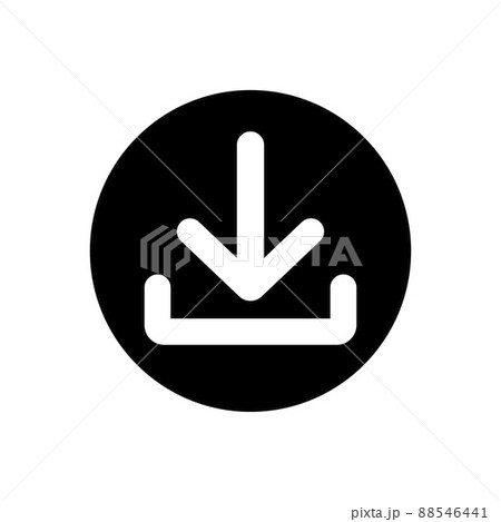 Download icon in flat style Download icon in flat style 88546441