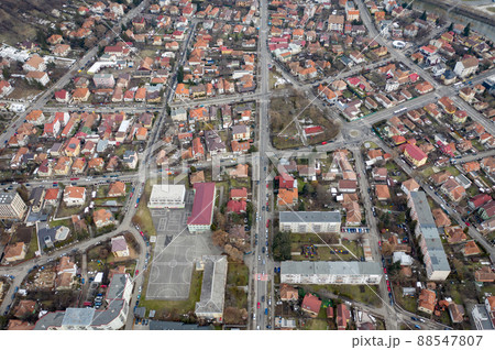 Aerial urban landscape 88547807