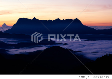 Beautiful landscape in the morning at Doi Luang Chiang Dao, Chiang Mai, Thailand 88548749