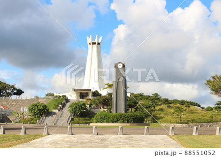 沖縄平和祈念堂 沖縄平和記念公園 沖縄県 糸満市 摩文仁 沖縄平和祈念堂 沖縄平和記念公園 沖縄県 糸満市 摩文仁 88551052
