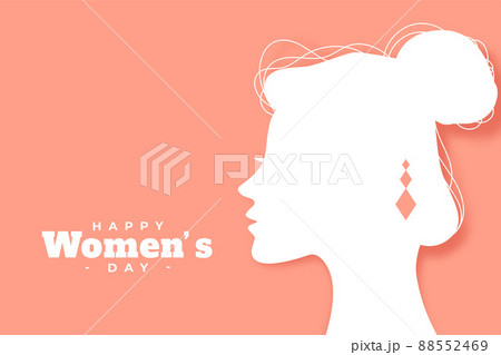 happy womens day celebration greeting design 88552469