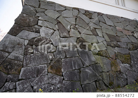 千葉県立中央博物館大多喜城分館の石垣 88554272