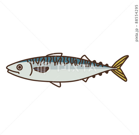 海の生き物 イラスト 水産物 海産物 さば 海の生き物 イラスト 水産物 海産物 さば 88554295