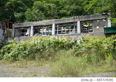 廃墟になった建物 廃墟になった建物 88554686