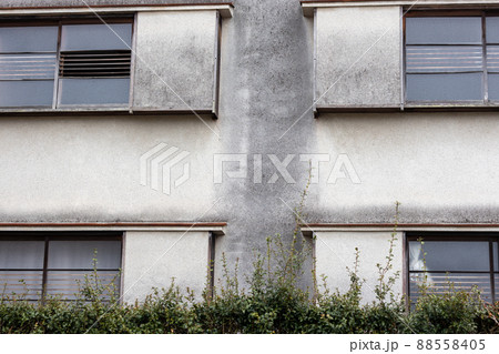 黒カビの生えた古い家の壁 88558405