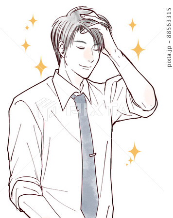 キザなイケメン男性 88563315