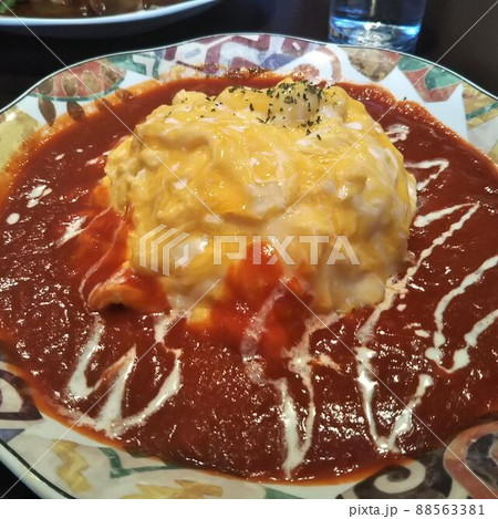 トマトソースオムライス トマトソースオムライス 88563381