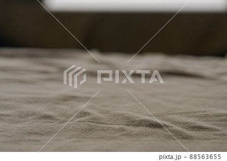 closeup shot of yellow premium cotton fabric closeup shot of yellow premium cotton fabric 88563655
